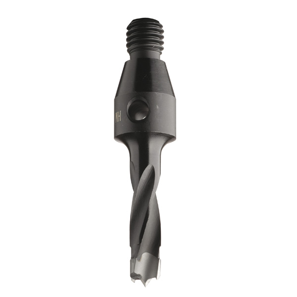 Dowel Drills with Threaded Shank without Countersink, M10/30°